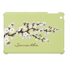 Cherry Blossoms Sakura iPad Mini Case (lime)