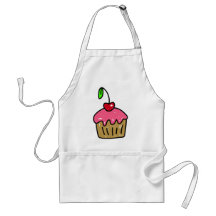 Cherry Cupcake Apron
