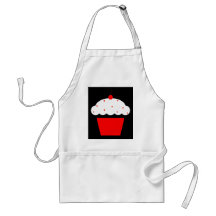 cherry cupcake apron