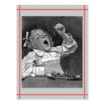 Cherry Guilt Retro Postcard