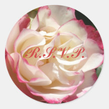 Cherry Red Parfait Rose Stickers