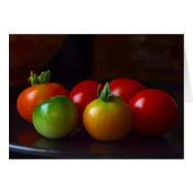 cherry-tomatos greeting card