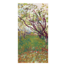 Cherry Tree by Vincent van Gogh Photo Card Template