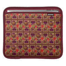Cherry Turtle Pattern iPad Sleeve