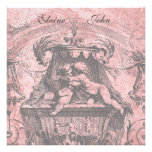 Cherub Angels French Architecture  Invitation