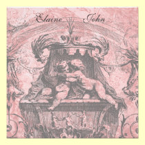 Cherub Angels French Architecture  Invitation invitations