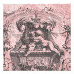 Cherub Angels French Architecture  Invitation