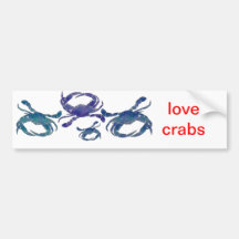 Chesapeake Blue Crabs Bumper Stickers