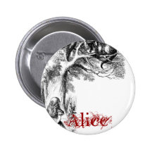 Cheshire Cat Button