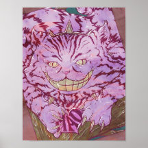 Cheshire Cat by Hezaa Print