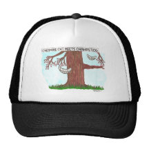Cheshire cat meets Cheshire dog. Trucker Hat