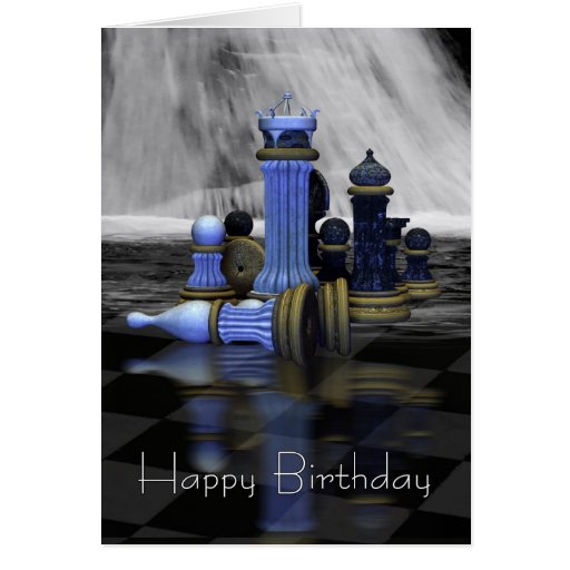 Chess Birthday Card | Zazzle