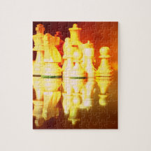Chess Board and Pieces  Puzzle