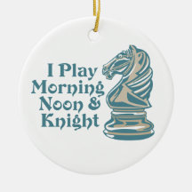 Chess Knight Ornament