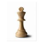 Chess Piece Post Card
