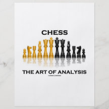 Chess The Art Of Analysis Personalized Flyer