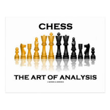 Chess The Art Of Analysis Postcard