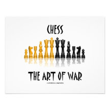 Chess The Art Of War (Matisse Font) Invites