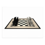 Chessboard with Chess Pieces: Postcards