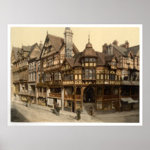 Chester, Cheshire England, 19th century Posters