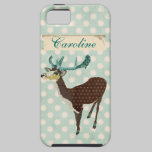 Chestnut Deer Polkadot Personalised  iPhone Case casemate cases