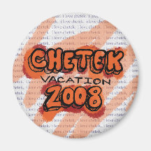 Chetek Vacation Pin Magnets