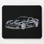 Chevrolet Corvette Mousepad mousepads