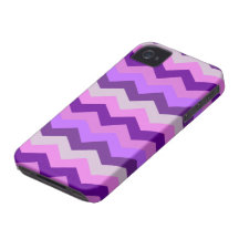 Chevron Purple Blast Case-Mate iPhone 4 Case