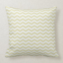 Chevron Stripe Tan and White American MOJO Pillow