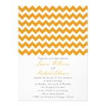 Chevron Wedding Custom Announcements