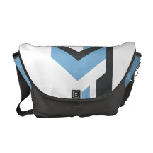 Chevrons and Sripes Messenger Bag