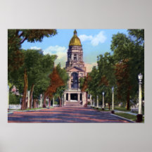 Cheyenne Wyoming State Capitol Building Print