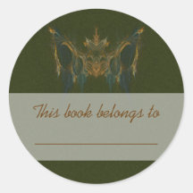 Chi Mukwa Bookplate Sticker