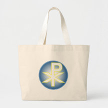 Chi Ro Christian Canvas Bag
