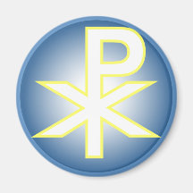 Chi Ro Christian Refrigerator Magnets