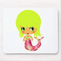 chibi magical mermaid 3 mousepads