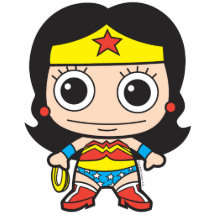 Chibi Wonder Woman Acrylic Cut Outs