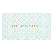 Chic Blue Business Card