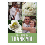 Chic Collage Wedding Thank You Card