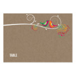 Chic Kissing Summer Birds Wedding Guest Place Card business cards