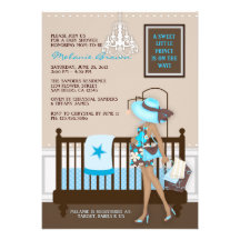 Chic Modern Mum Contemporary Baby Shower Invite