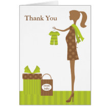 Chic Mum To Be Baby Shower Greeting Cards