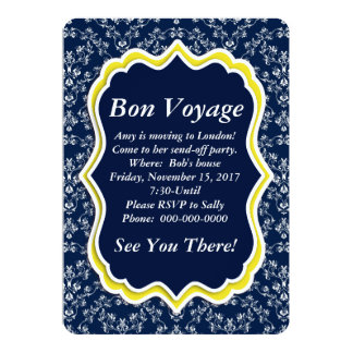 bon voyage invite wording