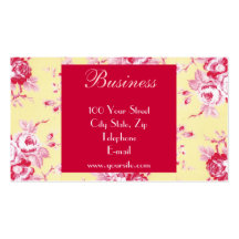 Chic Roses Business Card 1