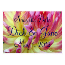 Chic, Save the Date Business Card Template