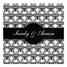 Chic Square Wedding Invitation