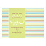 Chic Stripes Save the Date Announcements