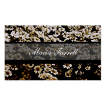 Chic Urban Enhanced Dasies Photographer Business Business Cards