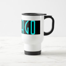 CHICAGO BLACK COFFEE MUGS
