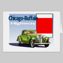 Chicago - Buffalo Highway National Auto Trail cards